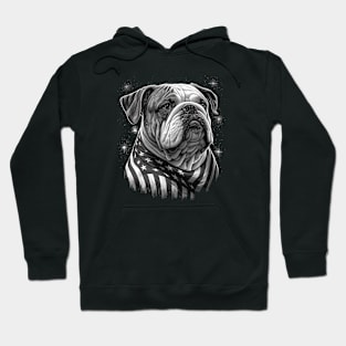 Bulldog 4th of July Hoodie